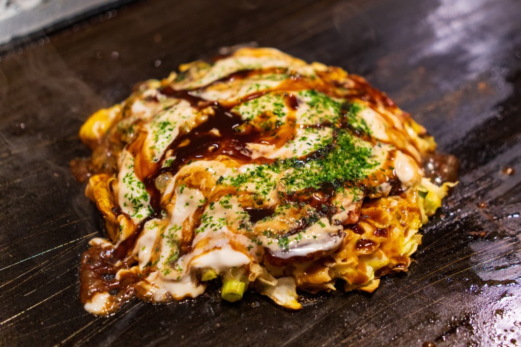 Japanese Okonomiyaki (Savory Cabbage&nbsp;Pancake)