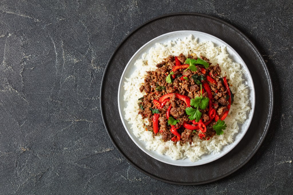 Thai Holy Basil Stir-Fry (Pad Kra Pao) with Fried&nbsp;Egg