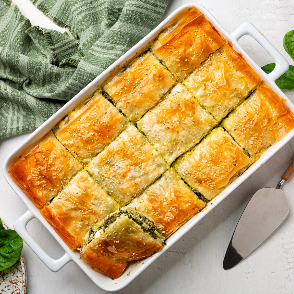 Greek Spanakopita (Spinach & Feta&nbsp;Pie)