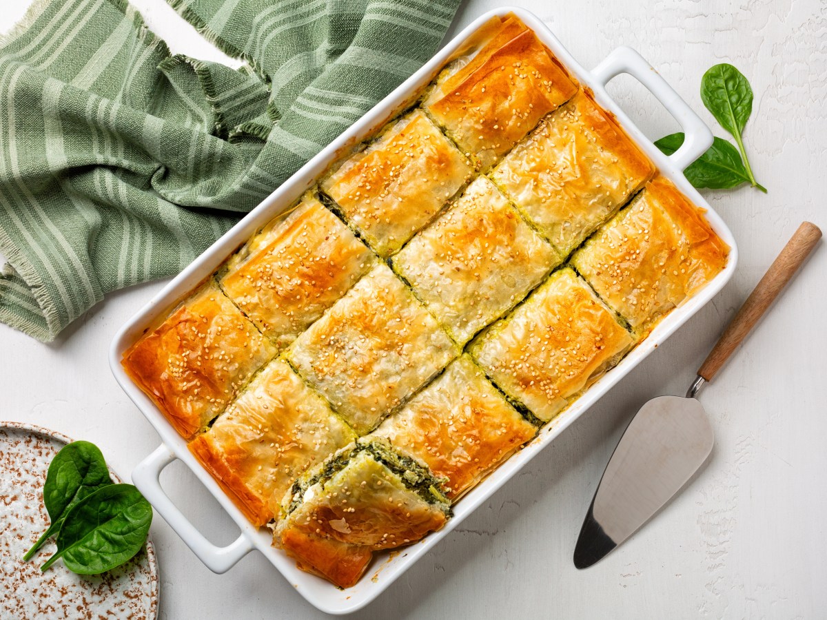 Greek Spanakopita (Spinach & Feta&nbsp;Pie)
