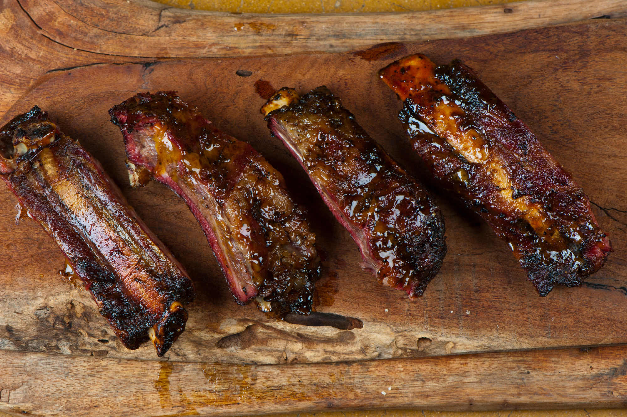 Allspice Roasted Beef Ribs with Banana Ketchup Glaze